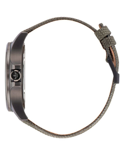 Adidas Green Fabric Dress Watch