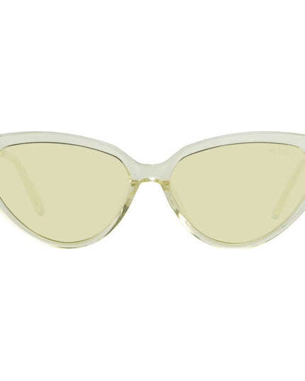 Emilio Pucci Yellow Metal Sunglasses