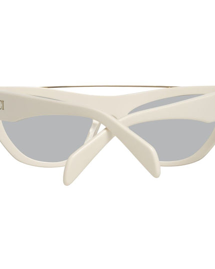 Emilio Pucci White Metal Sunglasses