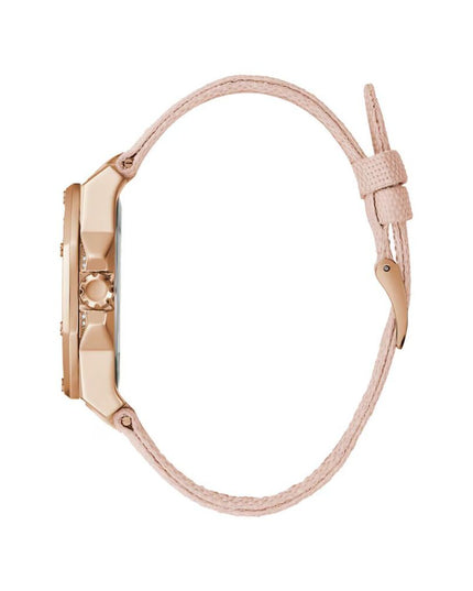 Guess Multicolor Leather Dress Watch