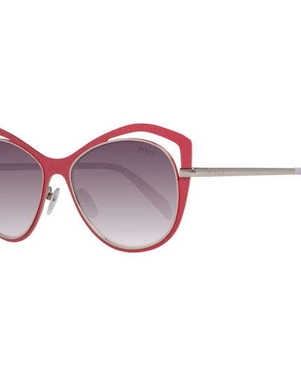 Emilio Pucci Red Metal Sunglasses