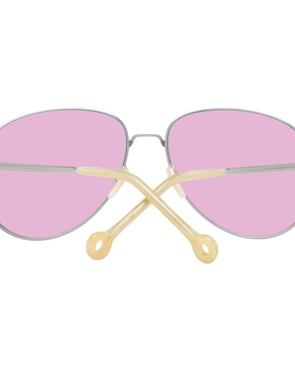 Hally&Son Gold Metal Sunglasses