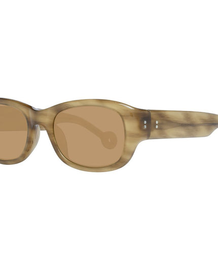 Hally&Son Brown Plastic Sunglasses