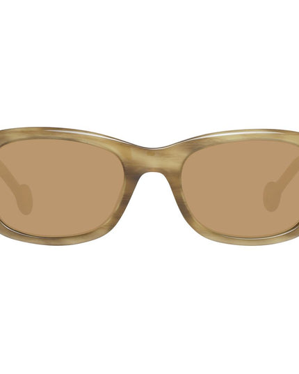 Hally&Son Brown Plastic Sunglasses