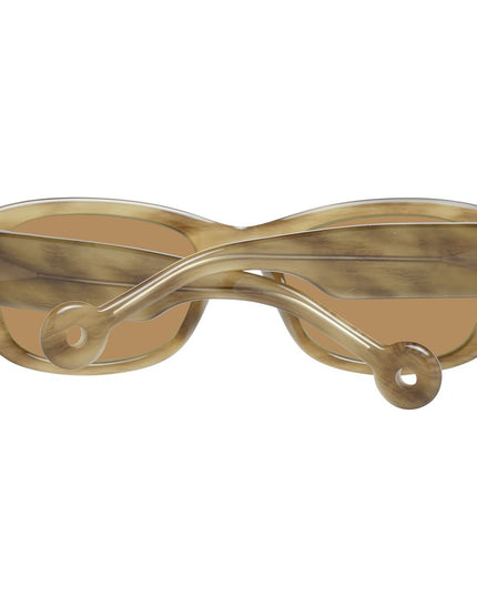 Hally&Son Brown Plastic Sunglasses