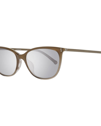 Hally&Son Brown Plastic Sunglasses