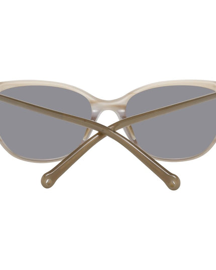 Hally&Son Brown Plastic Sunglasses