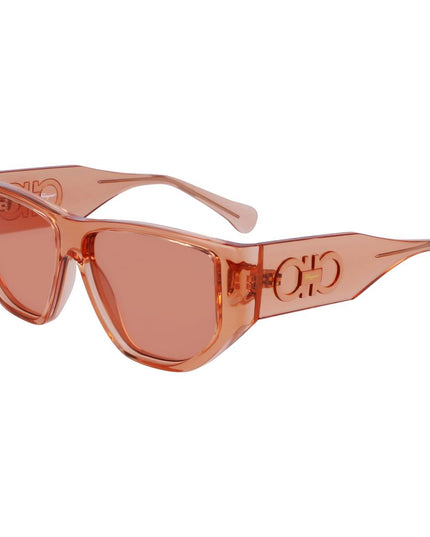 Ferragamo Orange Injected Sunglasses