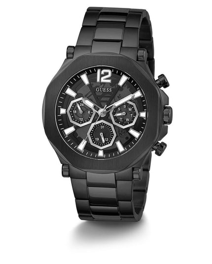 Guess Black Stainless Steel Dress Watch