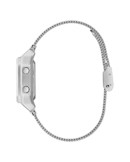 Guess Gray Stainless Steel Digital Watch