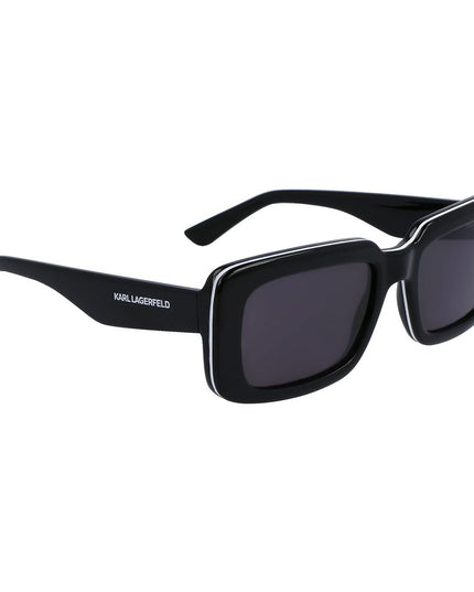 Karl Lagerfeld Black Injected Sunglasses