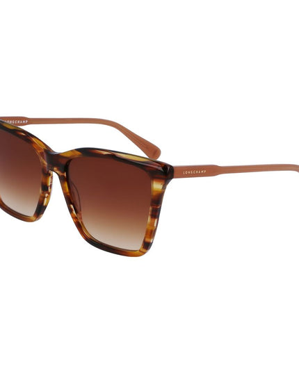 Longchamp Brown Acetate Sunglasses
