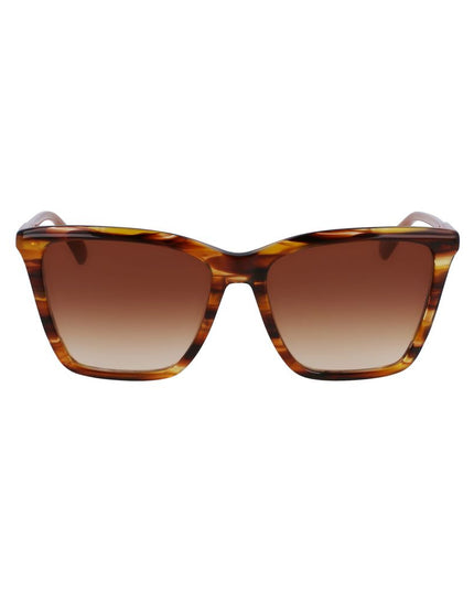 Longchamp Brown Acetate Sunglasses