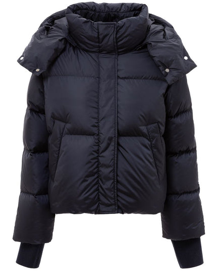 Add Blue Polyamide Jackets And Coat