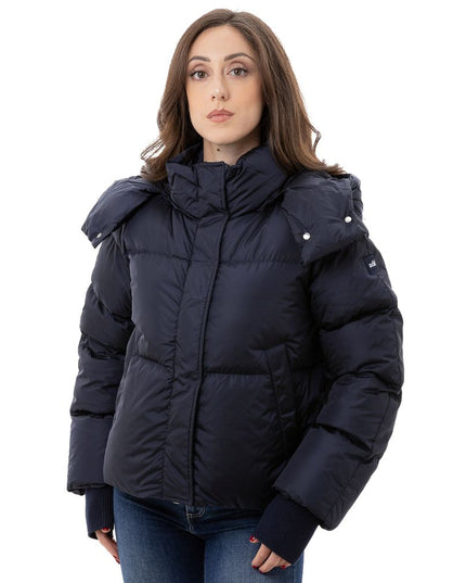 Add Blue Polyamide Jackets And Coat