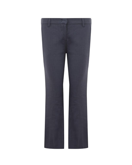 Lardini Chic Blue Linen Trousers
