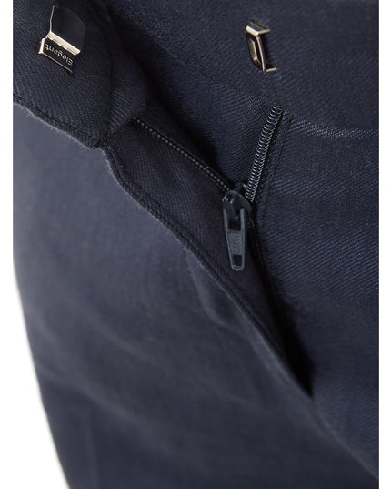 Lardini Chic Blue Linen Trousers