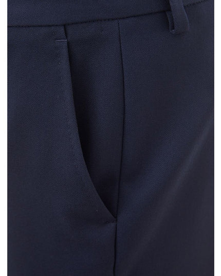 Lardini Elegant Blue Wool Pants for Women