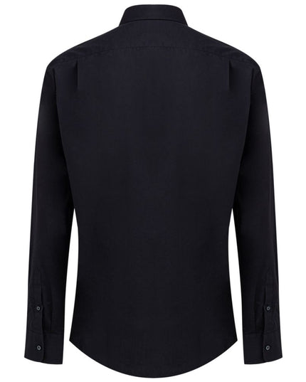 Dolce & Gabbana Navy Blue Cotton Dress Shirt