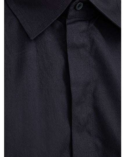 Dolce & Gabbana Navy Blue Cotton Dress Shirt