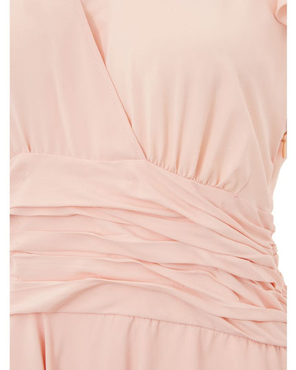 Lardini Elegant Pink Acetate Dress