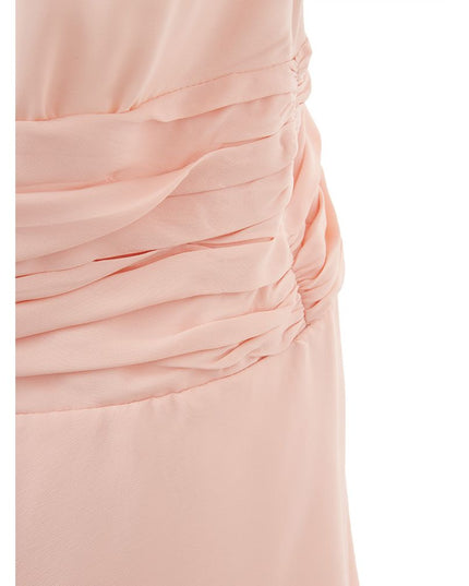 Lardini Elegant Pink Acetate Dress