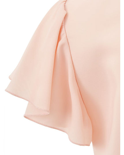 Lardini Elegant Pink Acetate Dress
