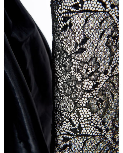 Lardini Elegant Black Polyester Dress