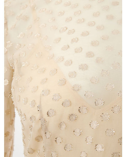 Lardini Beige Cotton Elegance Dress