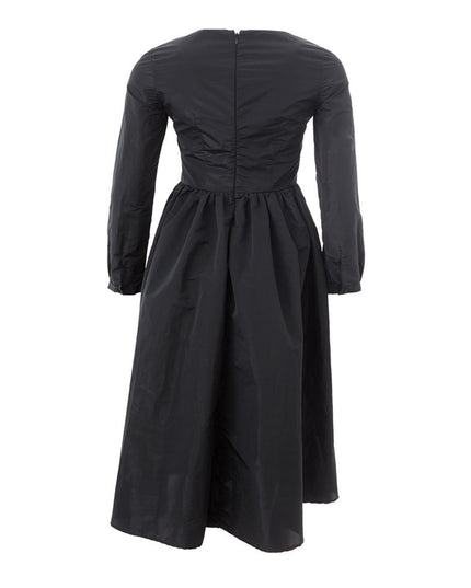Lardini Elegant Black Polyester Dress