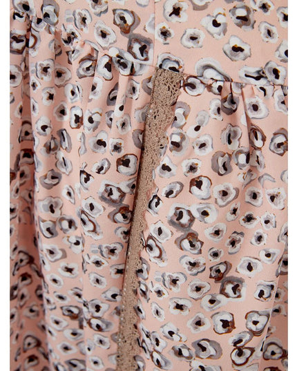 Lardini Elegant Pink Acetate Dress for Evening Elegance