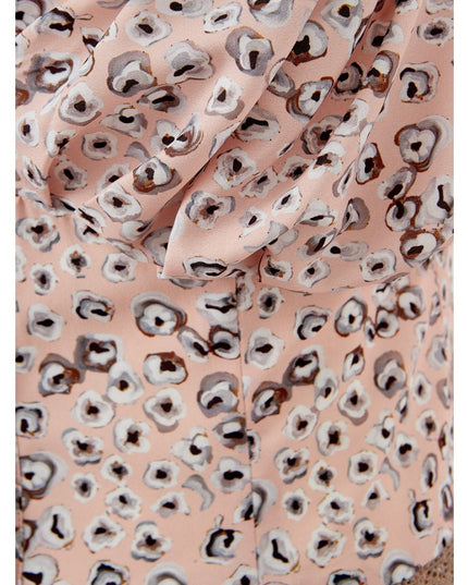 Lardini Elegant Pink Acetate Dress for Evening Elegance