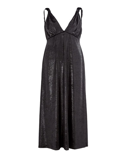 Lardini Elegant Polyester Black Dress
