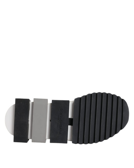 Dolce & Gabbana White Black Sorrento Socks Sneakers Shoes