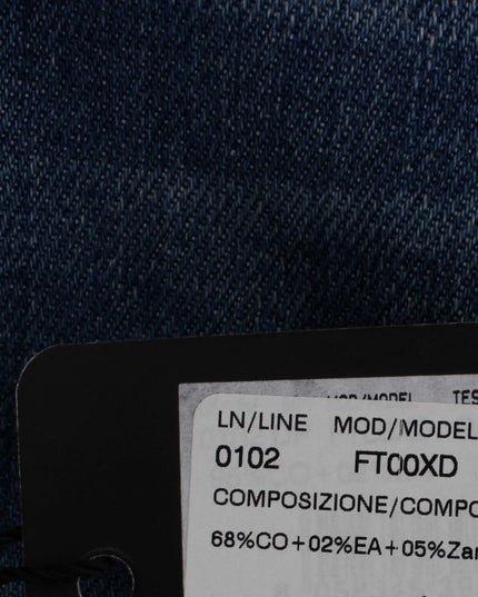 Dolce & Gabbana Crystal Roses Heart Embellished Jeans