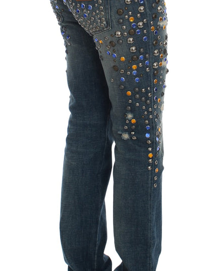Dolce & Gabbana Crystal Embellished GIRLY Slim Fit Jeans