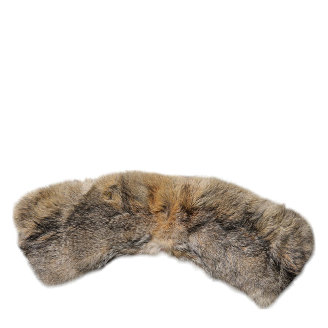 Dolce & Gabbana Brown Fur Shoulder Collar Neck Wrap Scarf