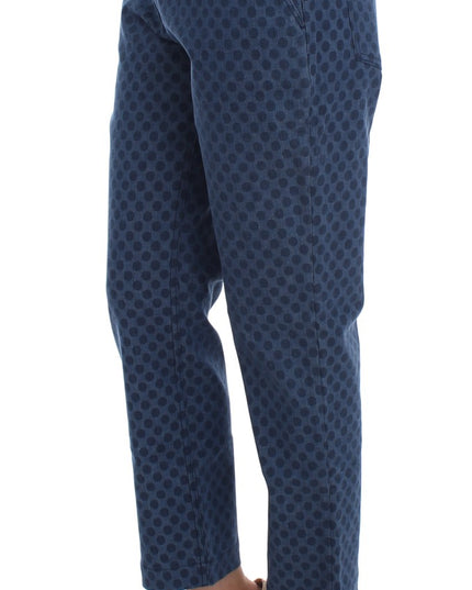 Dolce & Gabbana Polka Dotted Stretch Capri Jeans