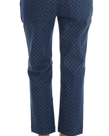 Dolce & Gabbana Polka Dotted Stretch Capri Jeans