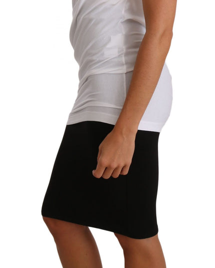 Cavalli White Top Tank CAVALLI T-Shirt Jersey