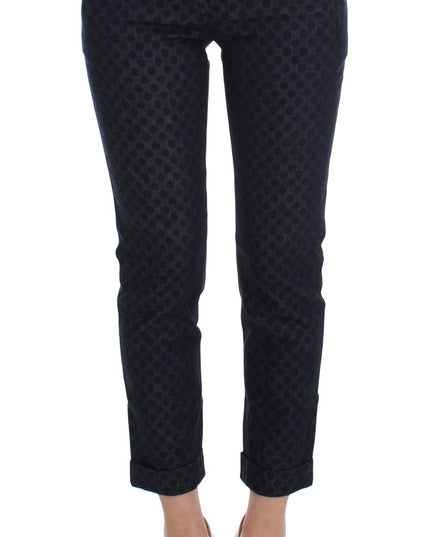 Dolce & Gabbana Polka Dotted Slim Capris Jeans