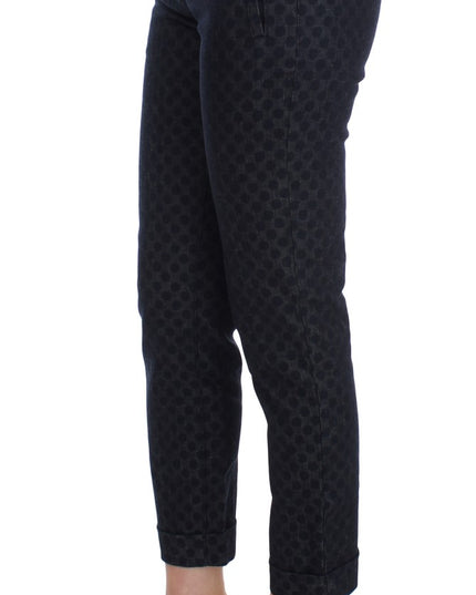Dolce & Gabbana Polka Dotted Slim Capris Jeans