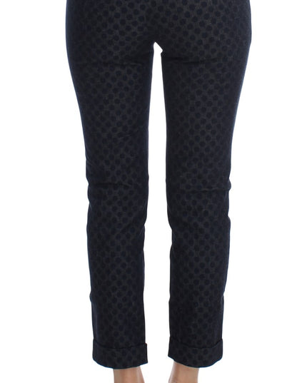 Dolce & Gabbana Polka Dotted Slim Capris Jeans