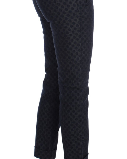 Dolce & Gabbana Polka Dotted Slim Capris Jeans