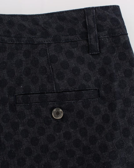 Dolce & Gabbana Polka Dotted Slim Capris Jeans