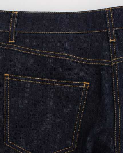 Dolce & Gabbana Blue Denim Cotton CAPRI Torero Jeans