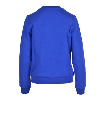 Love Moschino Blue Cotton Sweatshirt