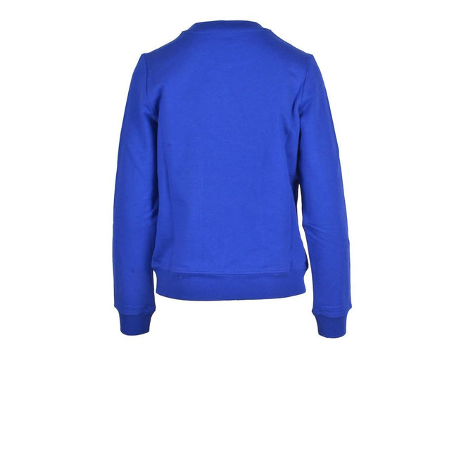 Love Moschino Blue Cotton Sweatshirt