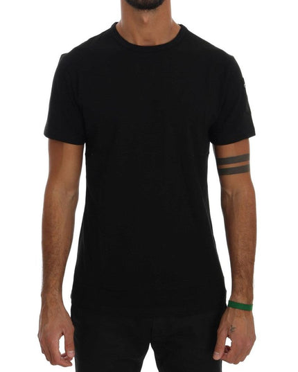 Daniele Alessandrini Black Cotton T-Shirt