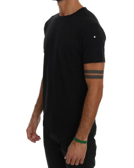 Daniele Alessandrini Black Cotton T-Shirt